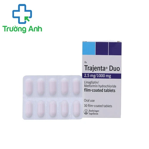 TRAJENTA DUO 2.5/1000 mg - Thuốc điều trị bệnh đái tháo đường hiệu quả