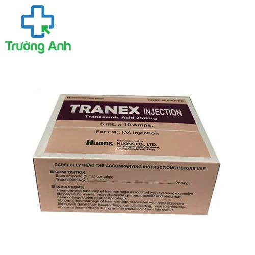 Tranex Injection - Thuốc tiêm cầm máu trong phẫu thuật cùa Hàn Quốc