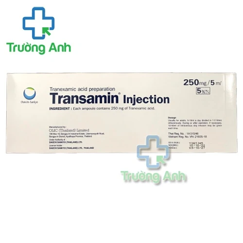 Transamin injection 50mg/ml - Thuốc điều trị chảy máu hiệu quả
