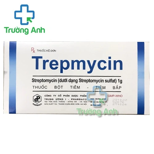 Trepmycin 1g Pharbaco - Thuốc kháng sinh điều trị nhiễm trùng hiệu quả