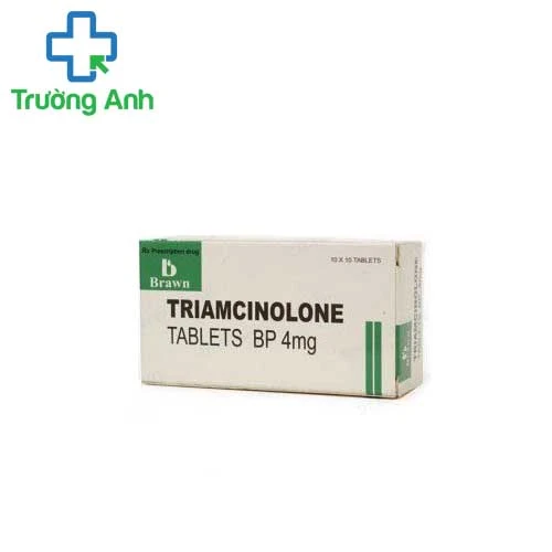 Triamcinolon 4mg Brawn - Thuốc chống viêm hiệu quả