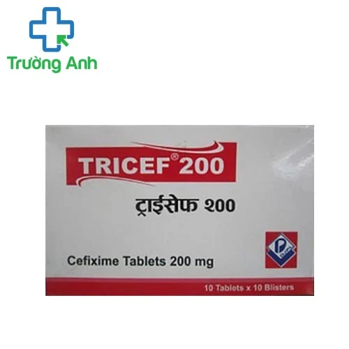 Tricef 200mg - Thuốc điều trị nhiễm khuẩn của Ấn Độ