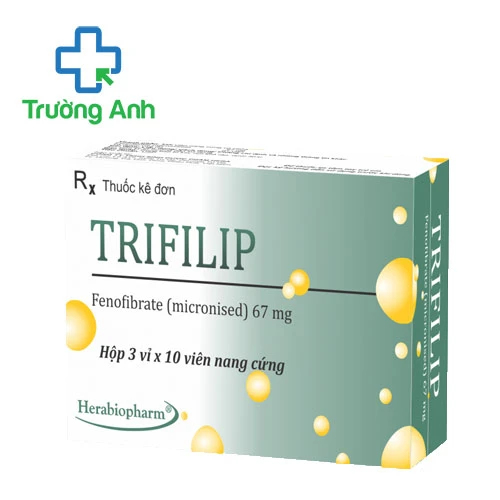 Trifilip 67mg Herabiopharm - Thuốc điều trị tăng lipid máu hiệu quả