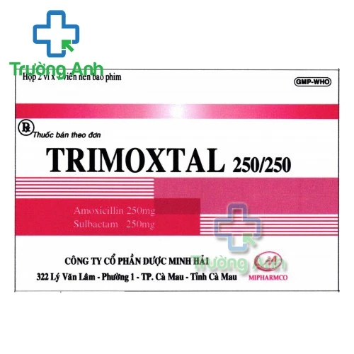 Trimoxtal 250/250 viên - Thuốc điều trị nhiễm khuẩn hiệu quả của Mipharmco