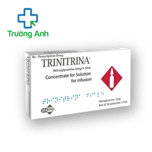 Trinitrina 5mg/1,5ml - Thuốc điều trị suy tim hiệu quả của Italy