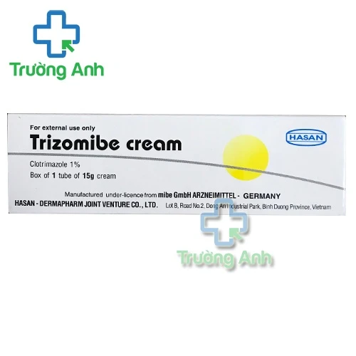 Trizomibe cream -Thuốc điều trị các bệnh nấm ngoài da của Hasan