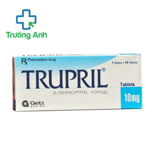 Trupril 10mg Getz Pharma - Thuốc điều trị tăng huyết áp hiệu quả