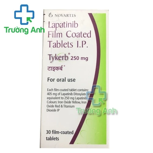 Tykerb 250mg - Thuốc điều trị ung thư vú tiến triển hoặc di căn hiệu quả của Australia