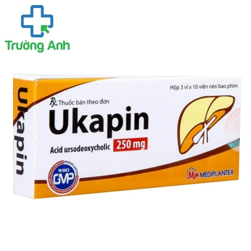 Ukapin 250mg - Thuốc điều trị các bệnh về gan, mật của Mediplantex