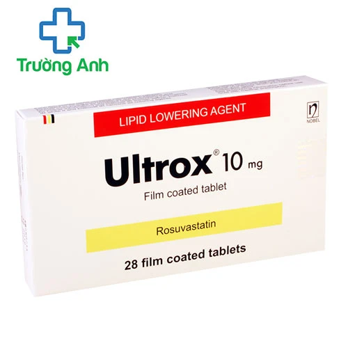 Ultrox 10mg - Điều trị tăng cholesterol máu hiệu quả