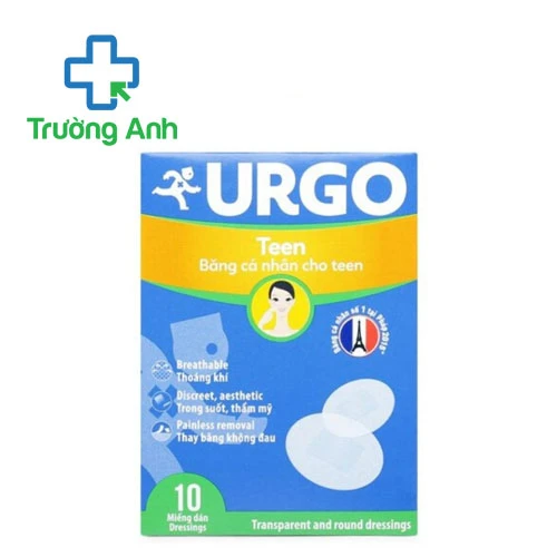 Băng cá nhân Urgo Teen (gói 10 miếng)
