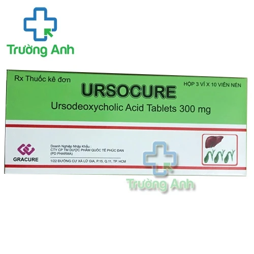 Ursocure 300mg - Thuốc điều trị xơ gan mật, sỏi túi mật hiệu quả của Ấn Độ