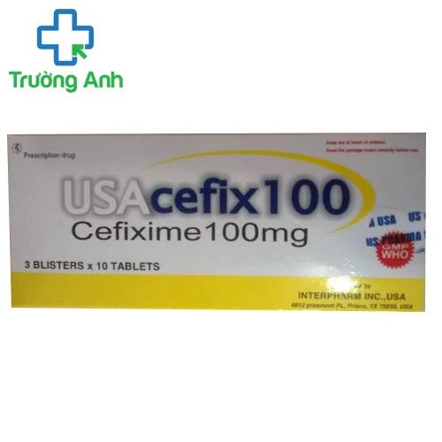 USA Cefix 100mg - Thuốc điều trị nhiễm khuẩn hiệu quả