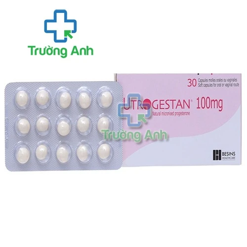 Utrogestan 100mg - Thuốc điều trị nội tiết tố nữ hiệu quả của Bỉ