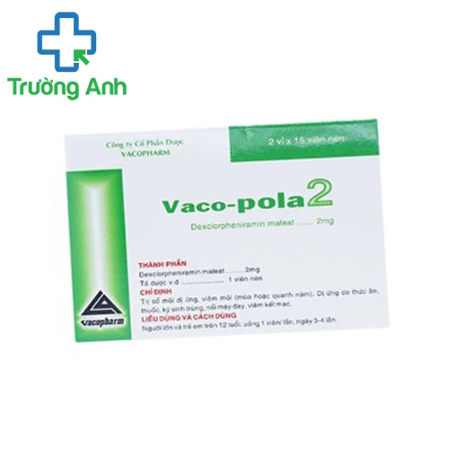 VACO - POLA 2 - Thuốc chống dị ứng hiệu quả của Vacopharm