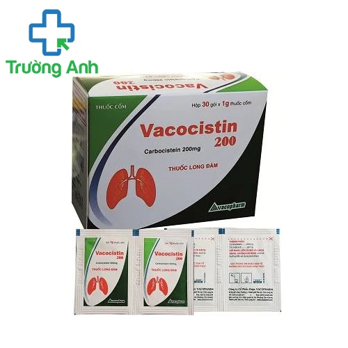 Vacocistin 200 - Hỗ trợ điều trị rối loạn hô hấp hiệu quả