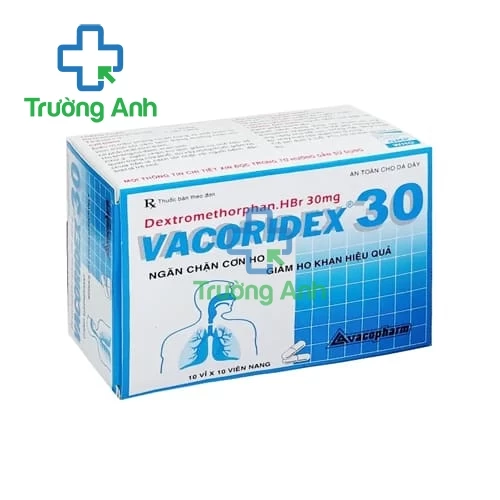 Vacoridex 30 Agimexpharm - Thuốc điều trị các chứng ho hiệu quả