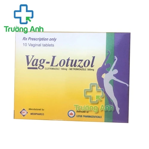 Vag-Lotuzol - Viên đặt điều trị nhiễm nấm âm đạo hiệu quả