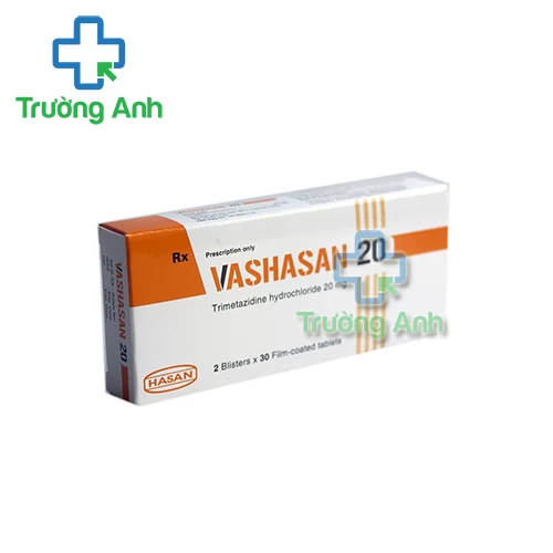 Vashasan 20 Hasan - Thuốc điều trị đau thắt ngực