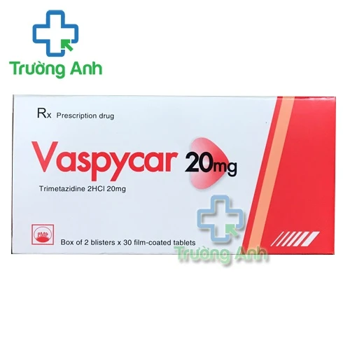 Vaspycar 20mg - Thuốc điều trị đau thắt ngực của Pymepharco