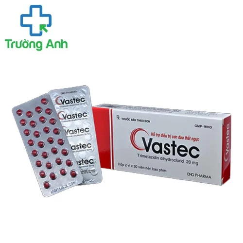 Vastec 20mg - Thuốc điều trị đau thắt ngực hiệu quả của DHG
