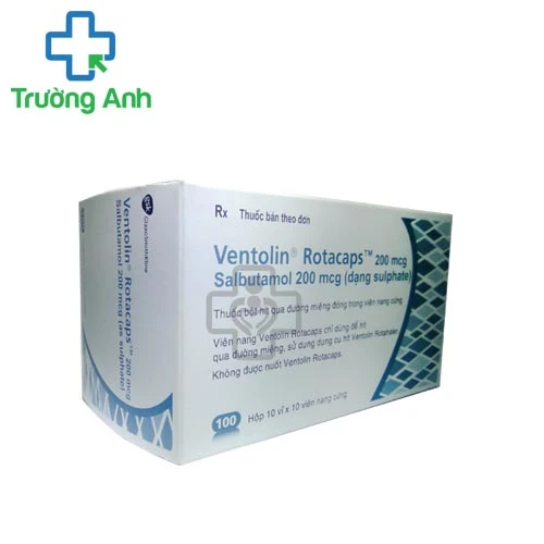 Ventolin Rotacaps Cap.200mcg-Thuốc điều trị các bệnh đường hô hấp
