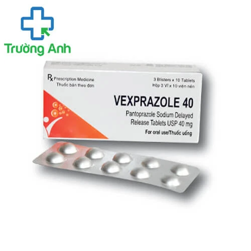 Vexprazole 40 - Thuốc điều trị trào ngược dạ dày hiệu quả