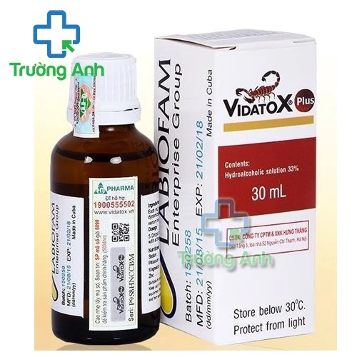 Vidatox Plus - Thực phẩm chức năng hỗ trợ điều trị ung thư hiệu quả