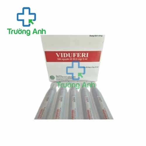 Viduferi 5ml Allomed - Thuốc phòng và điều trị thiếu máu do thiếu sắt