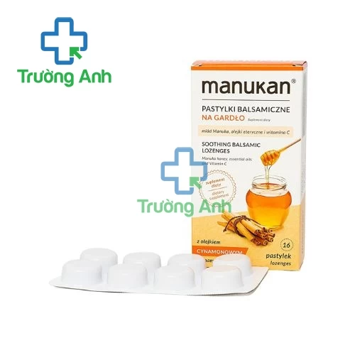 Viên ngậm Manukan Cinnamon - Hỗ trợ giảm ho, bổ phế