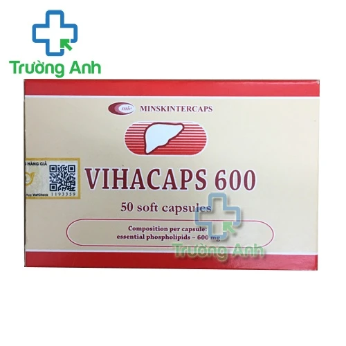 Vihacaps 600 - Giúp ngan ngừa và làm chậm gan nhiễm mỡ hiệu quả của Belarus