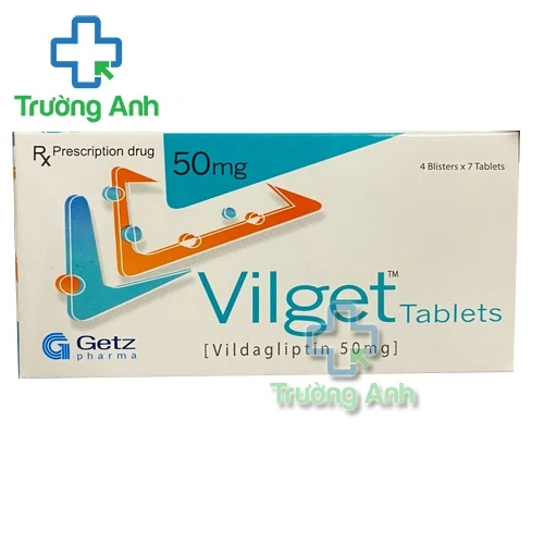 Vilget Tablets 50mg Getz Pharma - Thuốc điều trị đái tháo đường tuýp 2 hiệu quả