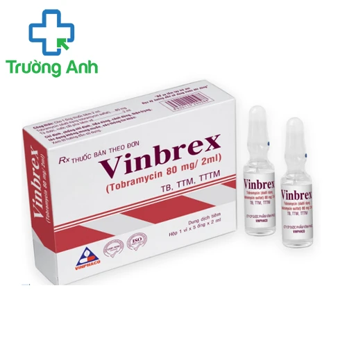 Vinbrex 80mg/2ml Vinphaco - Thuốc điều trị nhiễm khuẩn hiệu quả