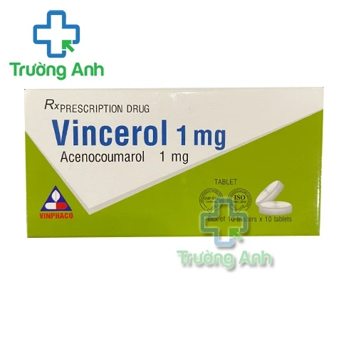 Vincerol 1mg - Thuốc phòng và điều trị huyết khối tĩnh mạch hiệu quả của Vinphaco