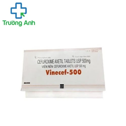 Vinecef 500mg - Thuốc điều trị nhiễm trùng hiệu quả của Ấn Độ