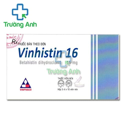 Vinhistin 16mg Vinphaco - Thuốc điều trị thần kinh hiệu quả