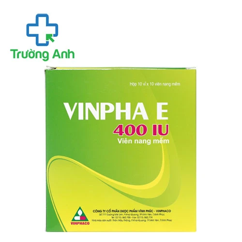 Vinpha E 400UI  - Thuốc điều trị thiếu hụt vitamin E hiệu quả