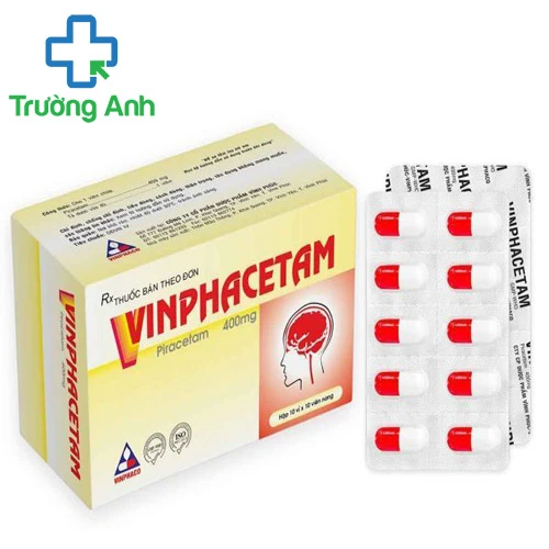 Vinphacetam 400mg Vinphaco - Thuốc điều trị thiếu máu não hiệu quả