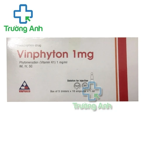 Vinphyton 1mg - Thuốc phòng và điều trị xuất huyết trẻ em hiệu quả