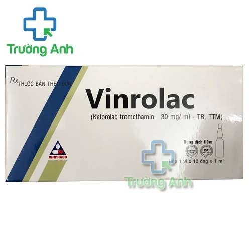Vinrolac - Thuốc tiêm hạ sốt giảm đau hiệu quả của Vinphaco