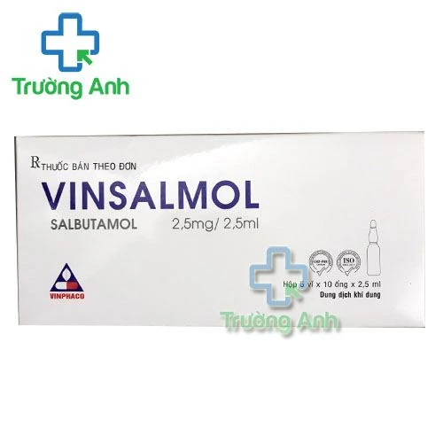 Vinsalmol 2,5mg/2,5ml Vinphaco (Khí dung) - Thuốc điều trị hen suyễn