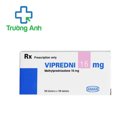 Vipredni 16mg - Thuốc kháng viêm, chống dị ứng hiệu quả của Hasan