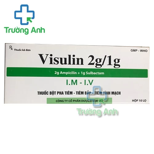 Visulin 2g/1g VCP - Thuốc điều trị nhiễm khuẩn hiệu quả