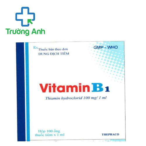 Vitamin B1 100mg/1ml Thephaco - Thuốc điều trị thiếu vitamin B1 hiệu quả