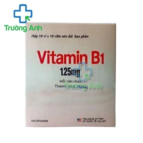 Vitamin B1 125mg Hatapharm - Giúp bổ sung vitamin B1 cho cơ thể hiệu quả