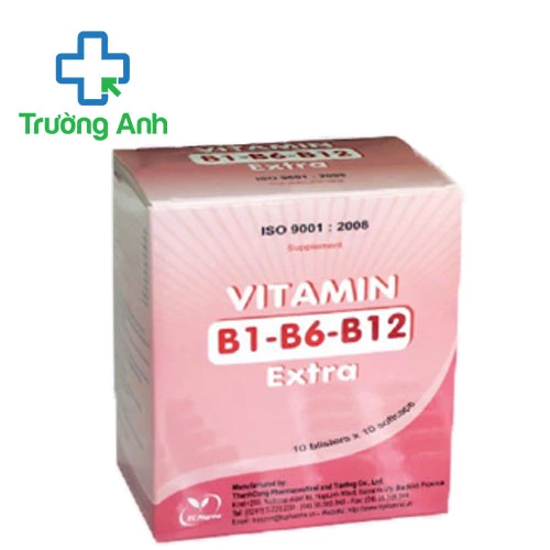 Vitamin B1-B6-B12 Extra TCPharma - Giúp bổ sung vitamin B1, B6, B12 