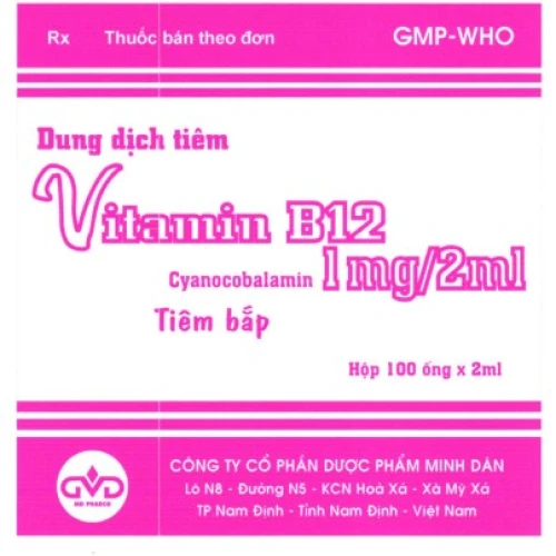 Vitamin B12 1mg/2ml MD Pharco - Thực phẩm bổ sung vitamin B12 hiệu quả