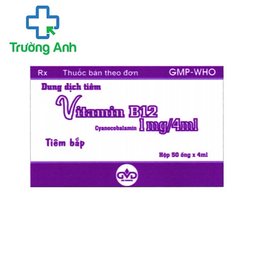 Vitamin B12 1mg/4ml MD Pharco - Điều trị và dự phòng thiếu vitamin B12