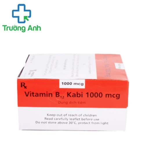 Vitamin B12 Kabi 1000mcg - Thuốc điều trị và dự phòng thiếu vitamin B12