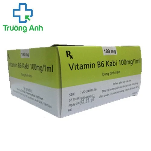 Vitamin B6 Kabi 100mg/1ml - Giúp bổ sung vitamin và khoáng chất hiệu quả